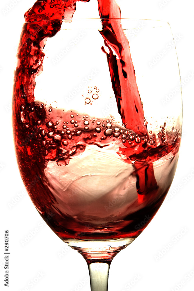 Φωτογραφία red wine splash