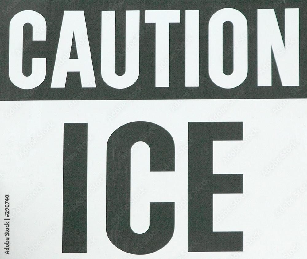 caution ice