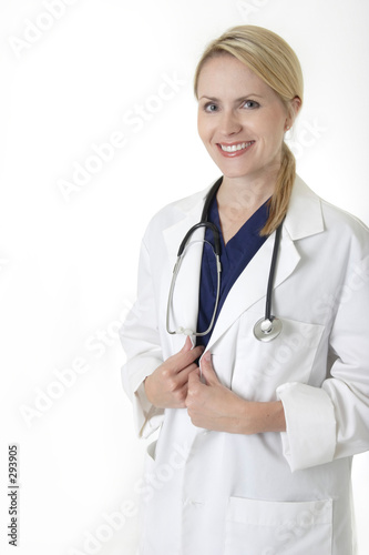attractive lady doctor