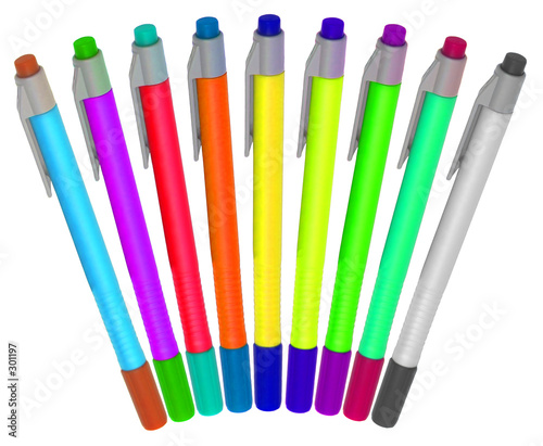 neon pens