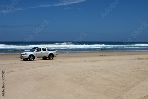 driving on beach