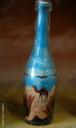 sand art in a bottle
