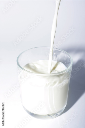 glass of milk, pouring