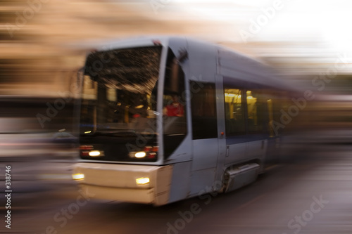 abstract tram photo