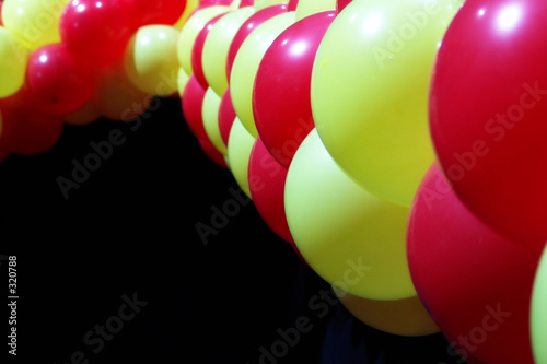 red and yellow balloons