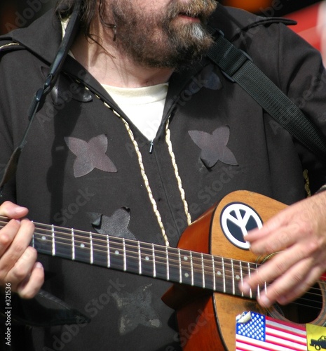 peace rally musician