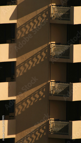 balconies and shadows
