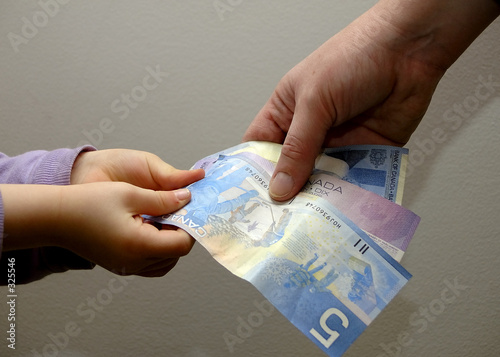 money from a baby