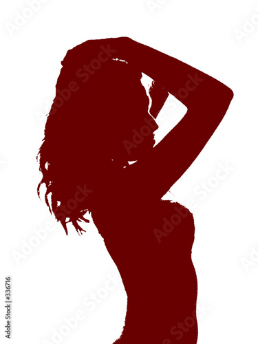 silhouette de femme
