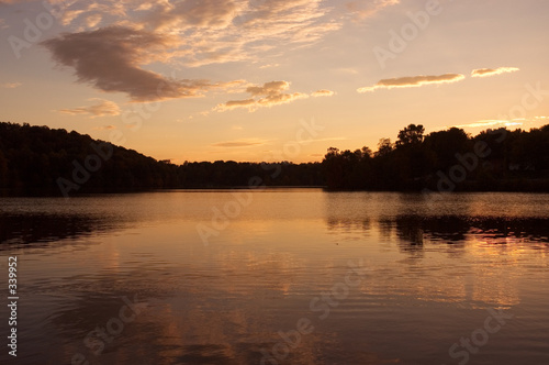sunset on the lake © Michael Shake