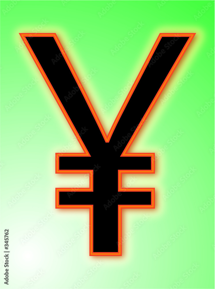 Obraz premium yen sign 43