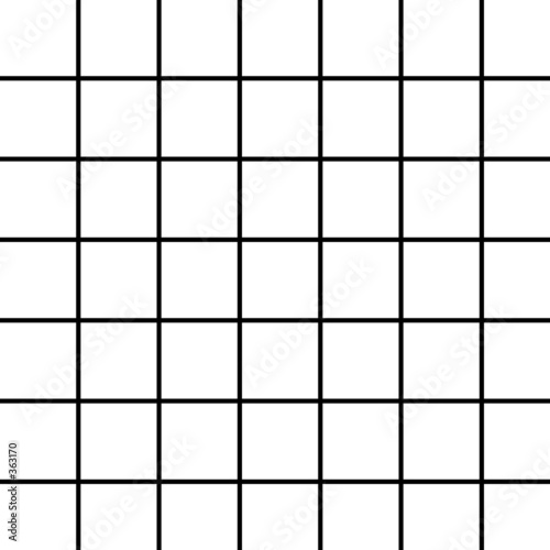 large black grid on white
