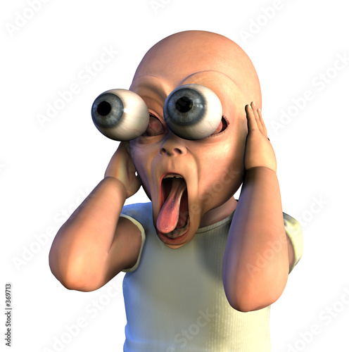 wacky shocked baby