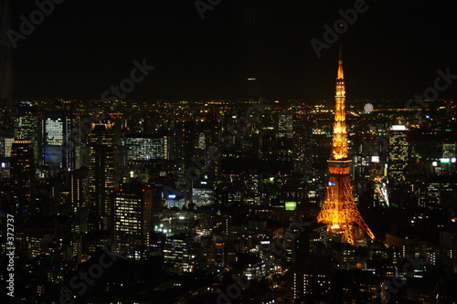 tokyo night skyline