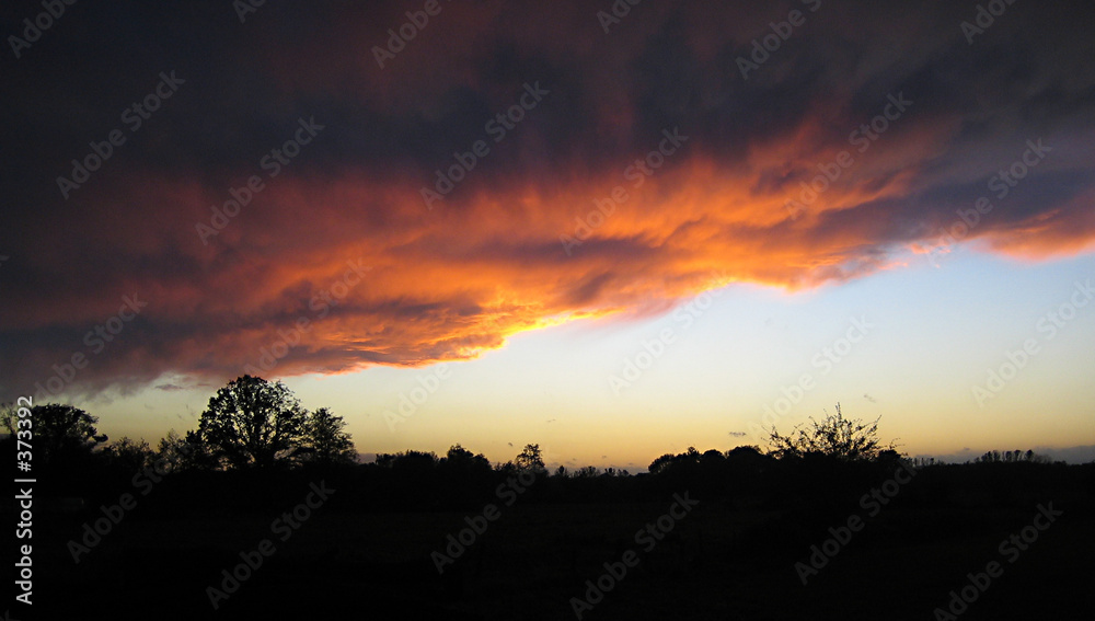 sonnenuntergang über dem himmelmoor