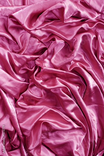 pink wrinkled silk fabric background