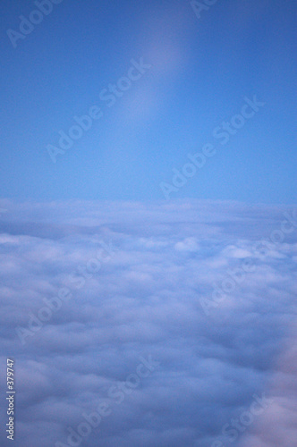 Fototapeta Naklejka Na Ścianę i Meble -  nuages vu de dessus
