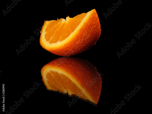 orange on black photo