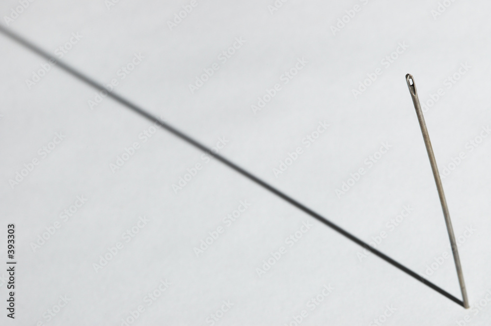 Canvas Print needle and shadow