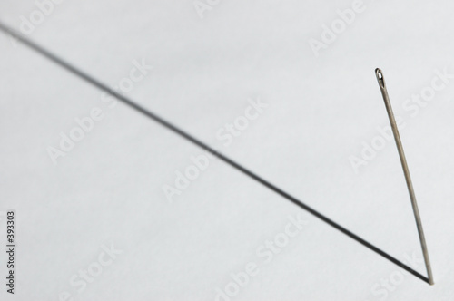 Canvas Print needle and shadow