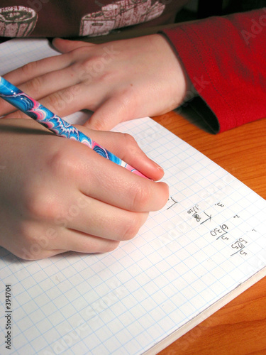 hands student homework photo