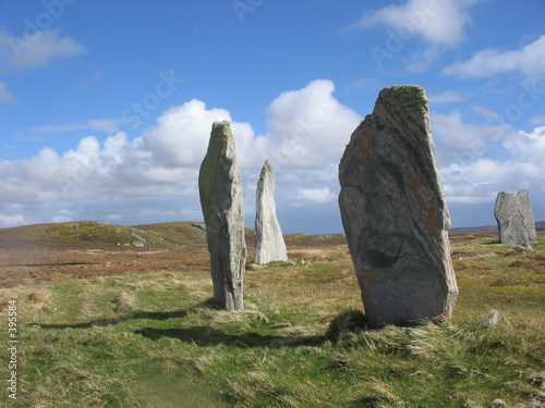 standing stones, outer hebides photo