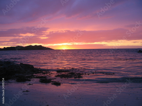 Fotografia iona beach at sunset