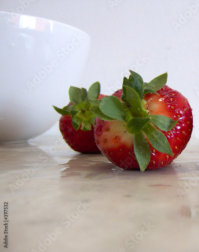 duo de fraises photo