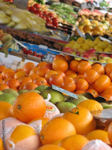 étale de fruits