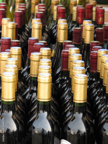 bouteilles de vin