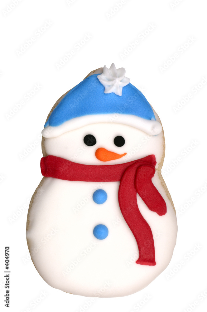 cookie - snowman cookie - snowman