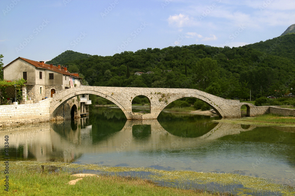 stone bridge in montenegro