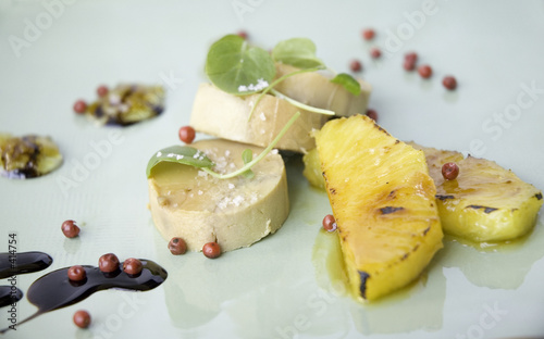 foie gras with pineapple