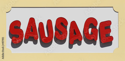 sausage sign