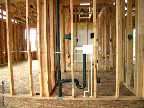 framed plumbed and wired