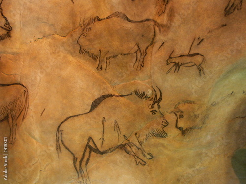 Foto peinture rupestre