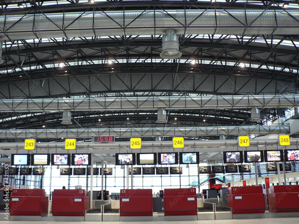 Naklejka premium aéroport de prague
