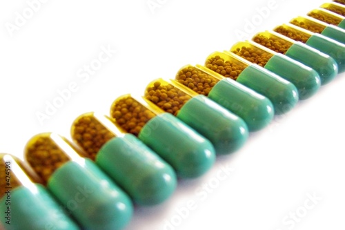 long line of pills