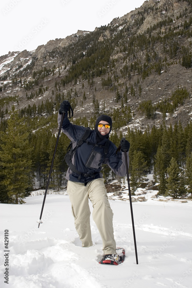 snowshoeing - montana snowshoeing - montana