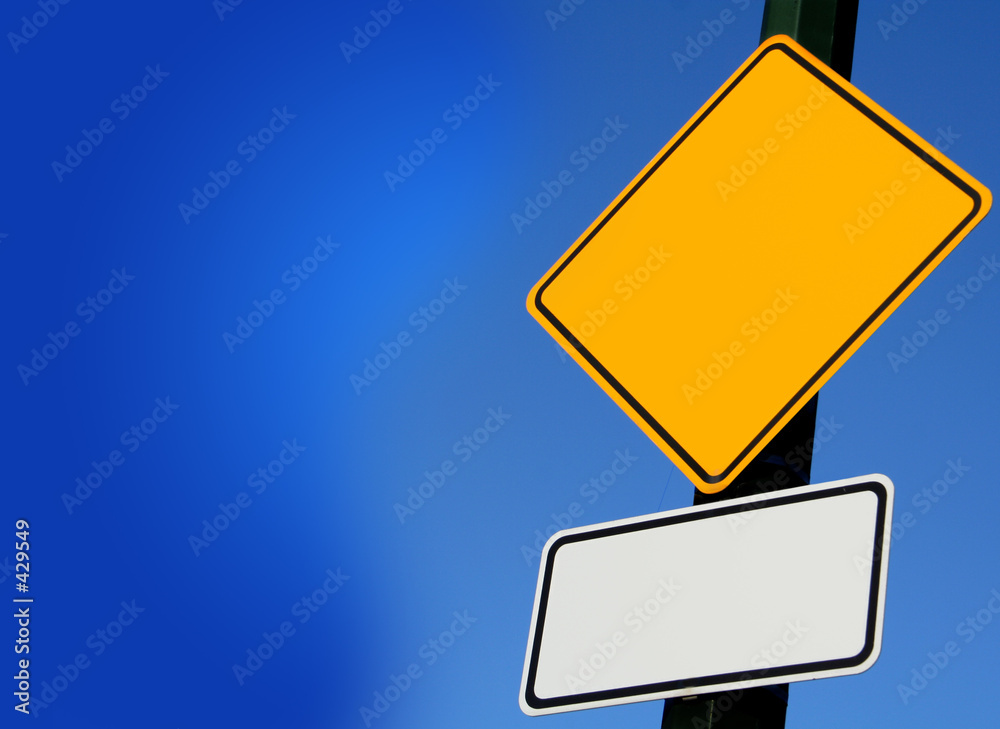 road sign road sign
