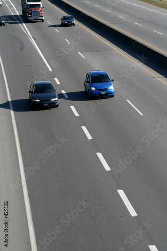 cars on freeway