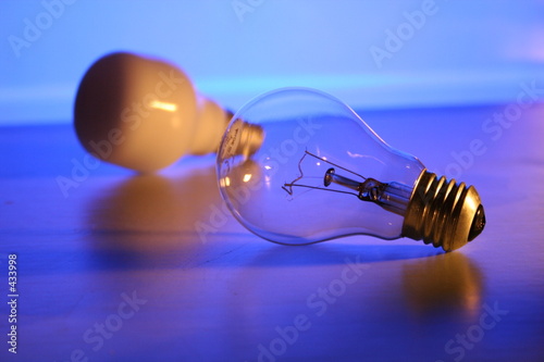 Billede på lærred lamp blub