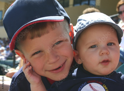 Photography baseball brothers