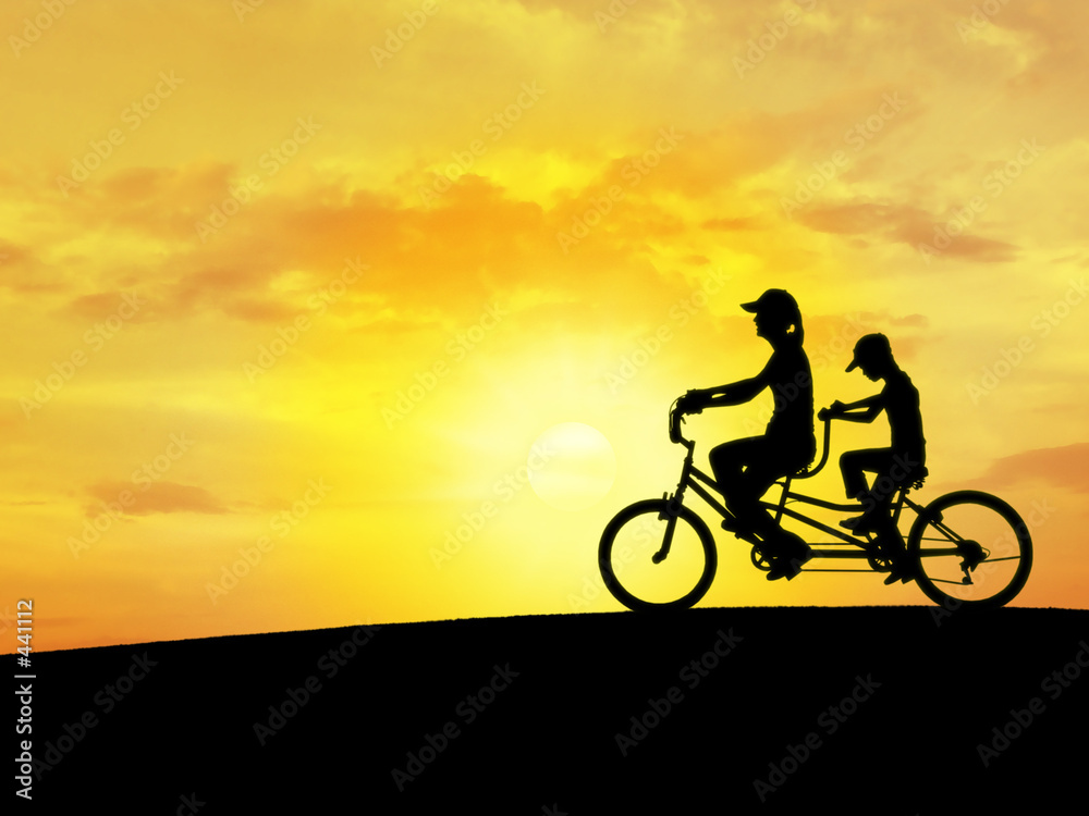bicycle (sun sky)
