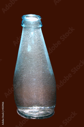 light blue bottle