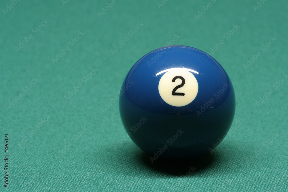 pool ball number 02