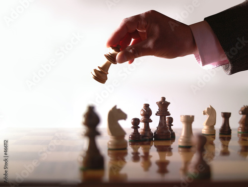 chess and hand