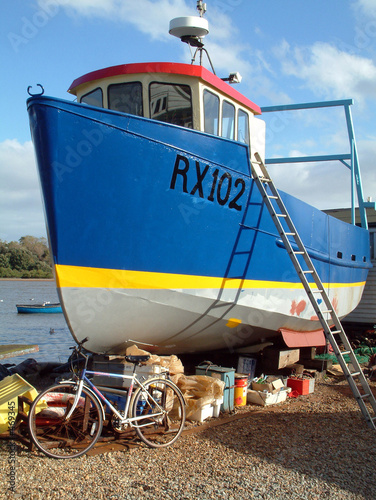 boat at felixstowe ferry photo