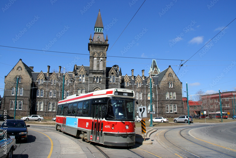 Samolepka toronto streetcar tram street railway