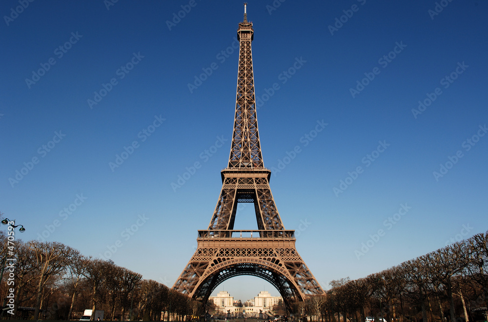 france, paris:  eiffel tower